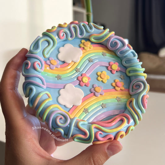 Pastel Dreams Trinket Tray - Blue