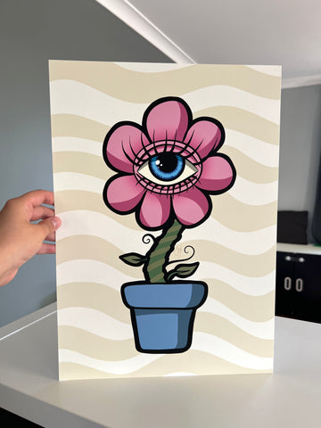 'Flowering Eye' Art Print