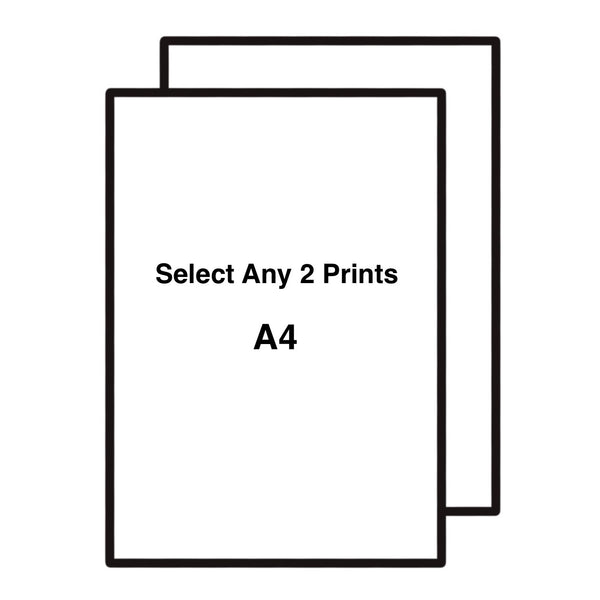 Art Print Bundle 2 x A4
