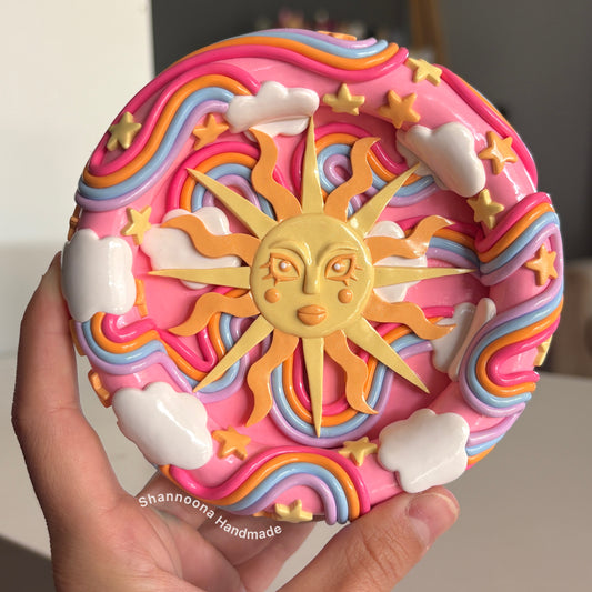 Sun Trinket Tray - Pink