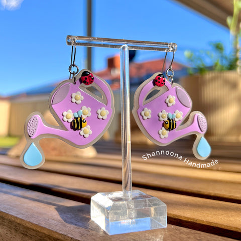 Watering Can Earrings
