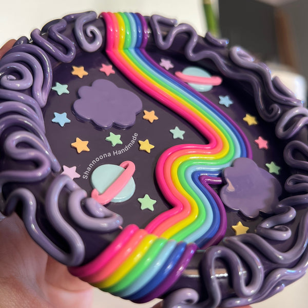 Space Rainbow Trinket Tray