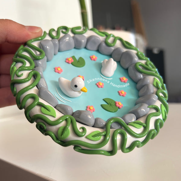 Duck Pond Trinket Tray • PRE-ORDER (please read shipping time below)