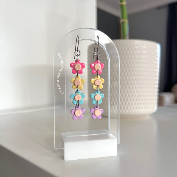 Flower Dangle Earrings