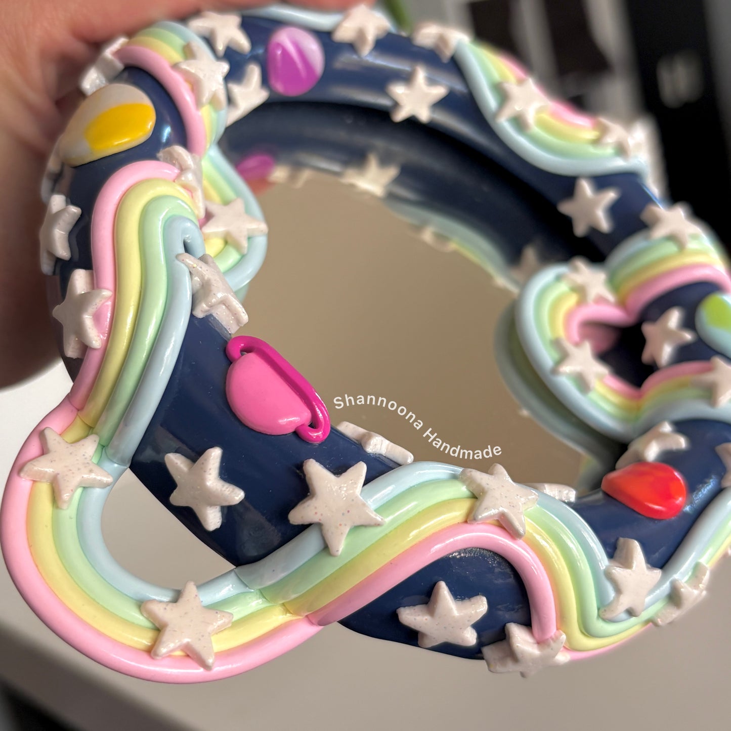 Outer Space Hanging Mirror