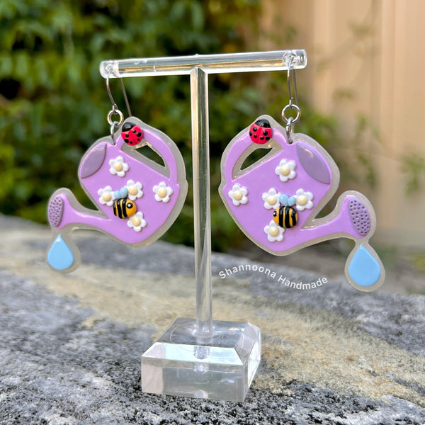 Watering Can Earrings