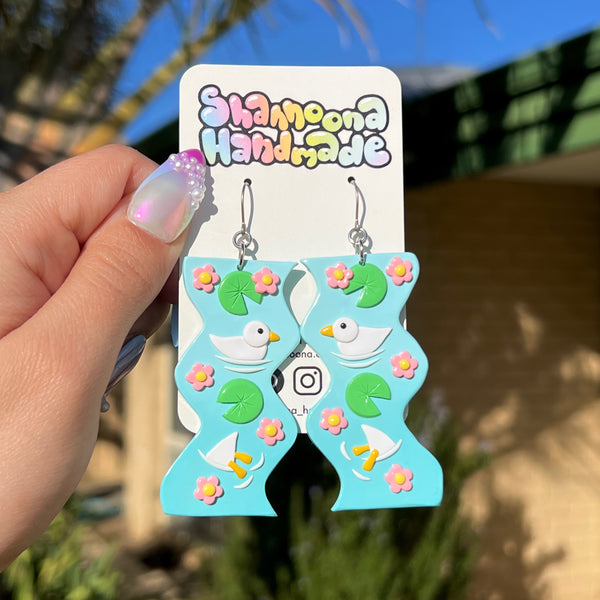 The Duck Pond Earrings