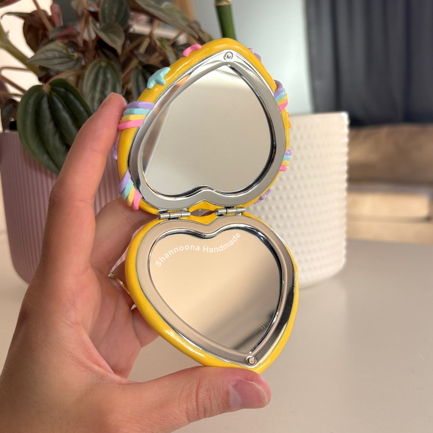 Star Confetti Compact Mirror