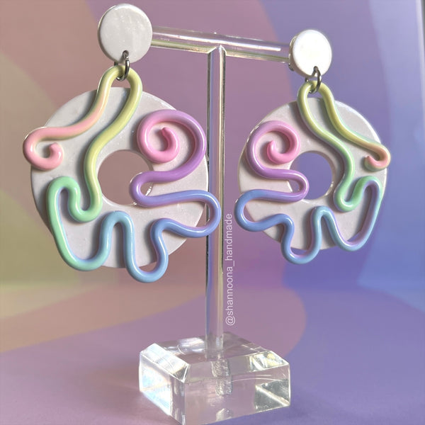 Pastel Doodles Earrings