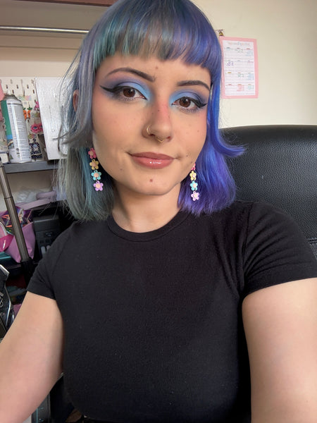 Flower Dangle Earrings