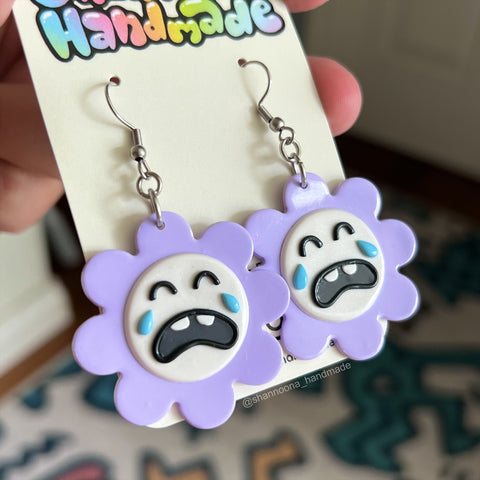 Crying Flower Earrings