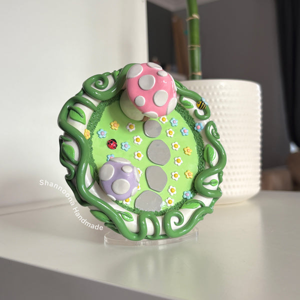 Mushroom Garden Trinket Dish
