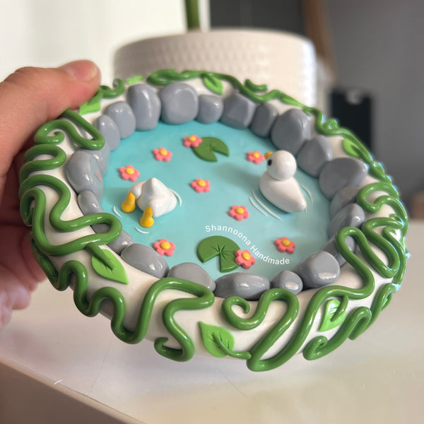 Duck Pond Trinket Tray • PRE-ORDER (please read shipping time below)
