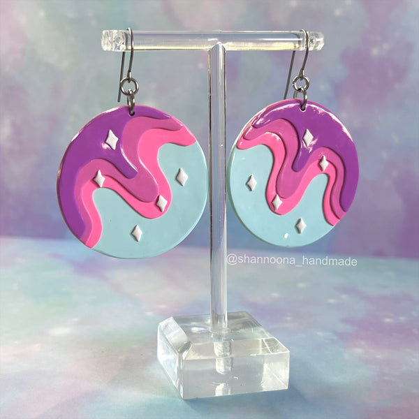 Liquid Galaxy Earrings