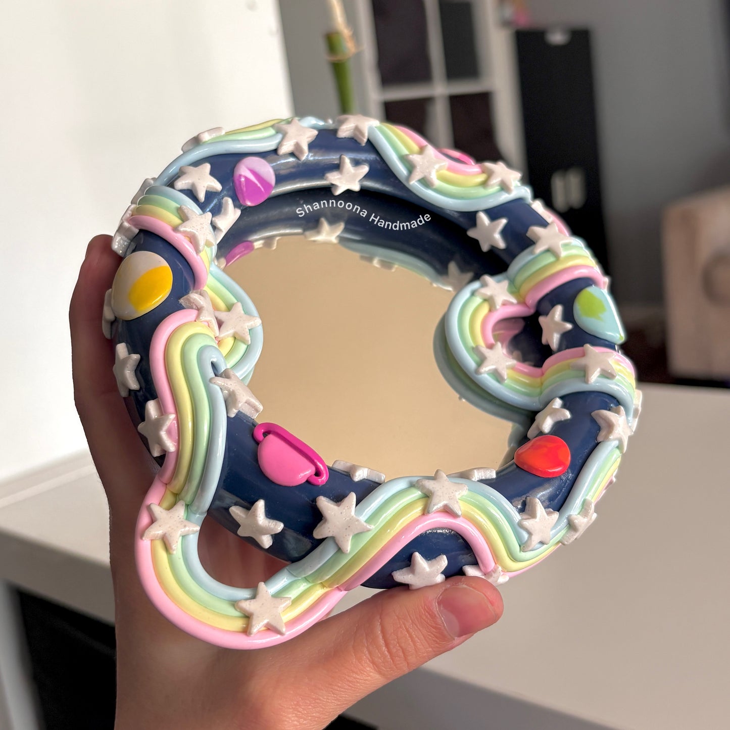 Outer Space Hanging Mirror