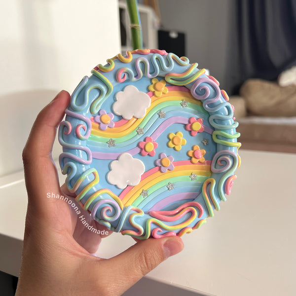 Pastel Dreams Trinket Tray - Blue