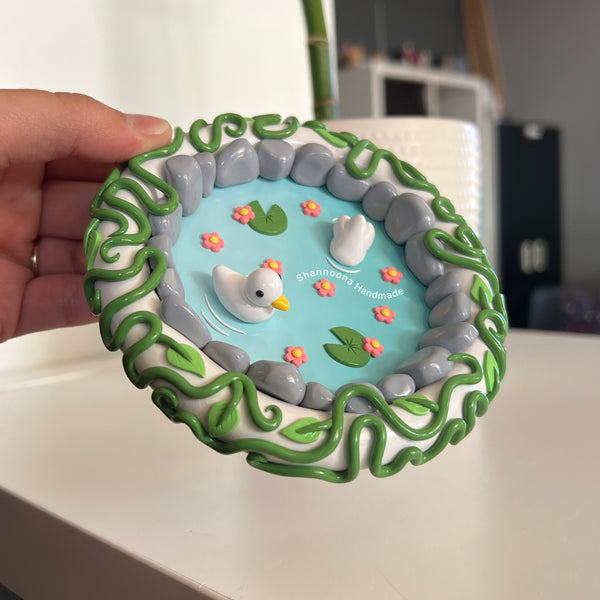 Duck Pond Trinket Tray • PRE-ORDER (please read shipping time below)