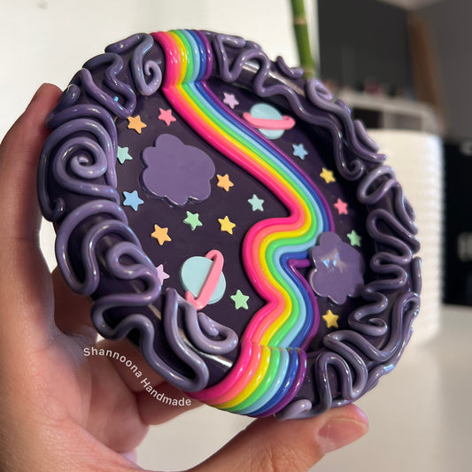 Space Rainbow Trinket Tray