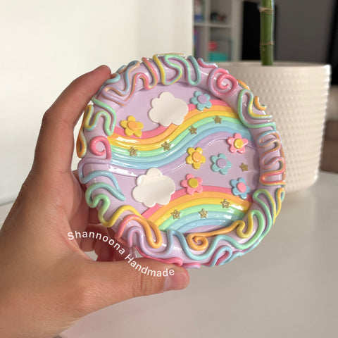 Pastel Dreams Trinket Dish - Purple