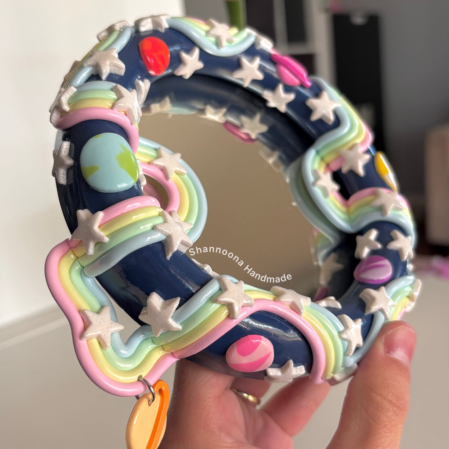 Outer Space Hanging Mirror