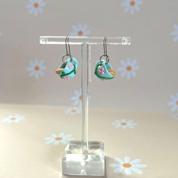 Spill The Tea Earrings - Turquoise
