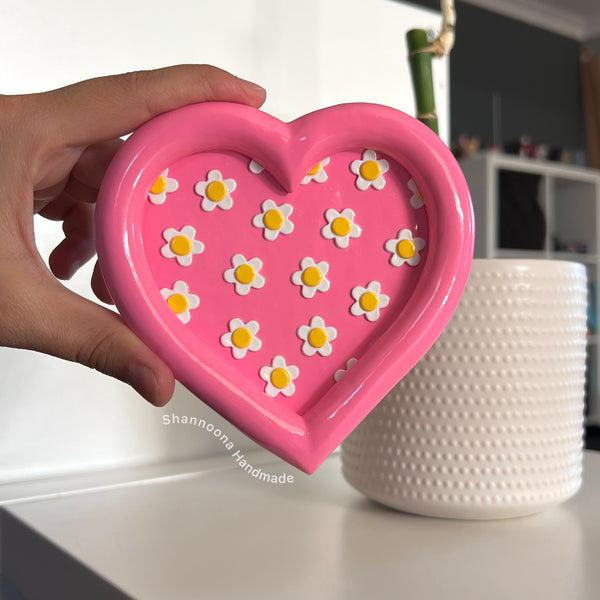 Daisy Heart Trinket Tray