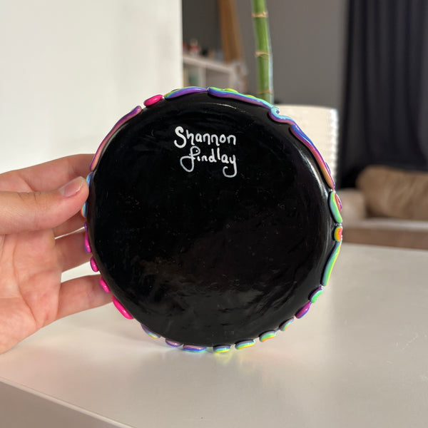 Neon Squiggle Trinket Dish