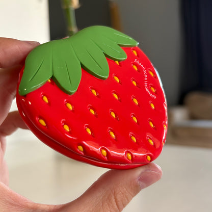 Strawberry Compact Mirror - Red