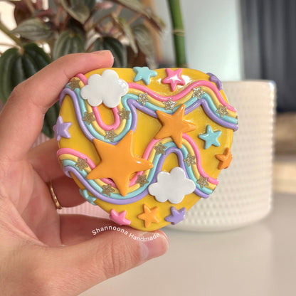 Star Confetti Compact Mirror