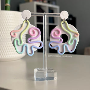 Pastel Doodles Earrings