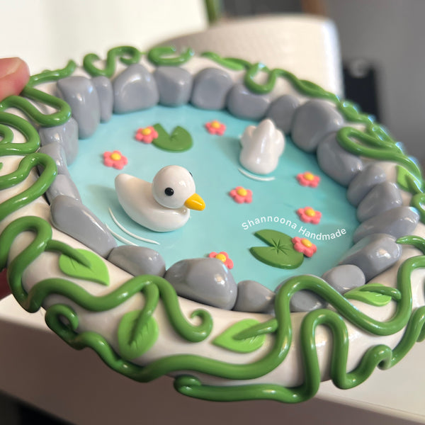 Duck Pond Trinket Tray • PRE-ORDER (please read shipping time below)
