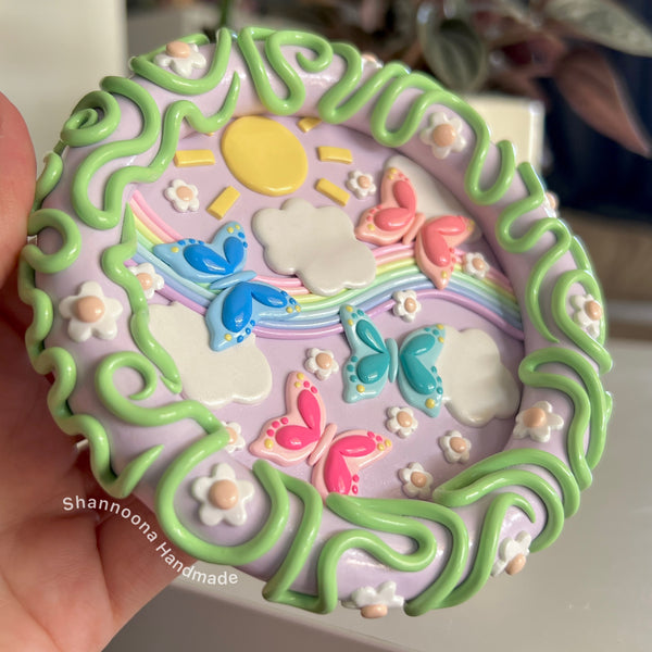 Butterflies Trinket Tray