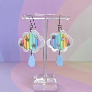 Rainbow Cloud Earrings