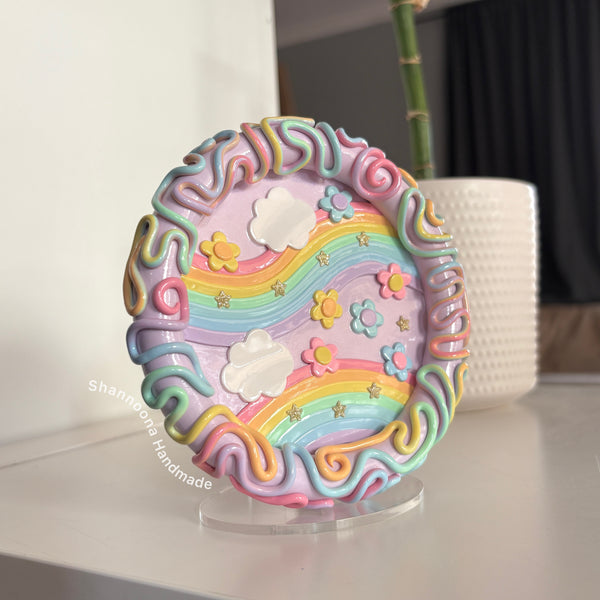 Pastel Dreams Trinket Dish - Purple