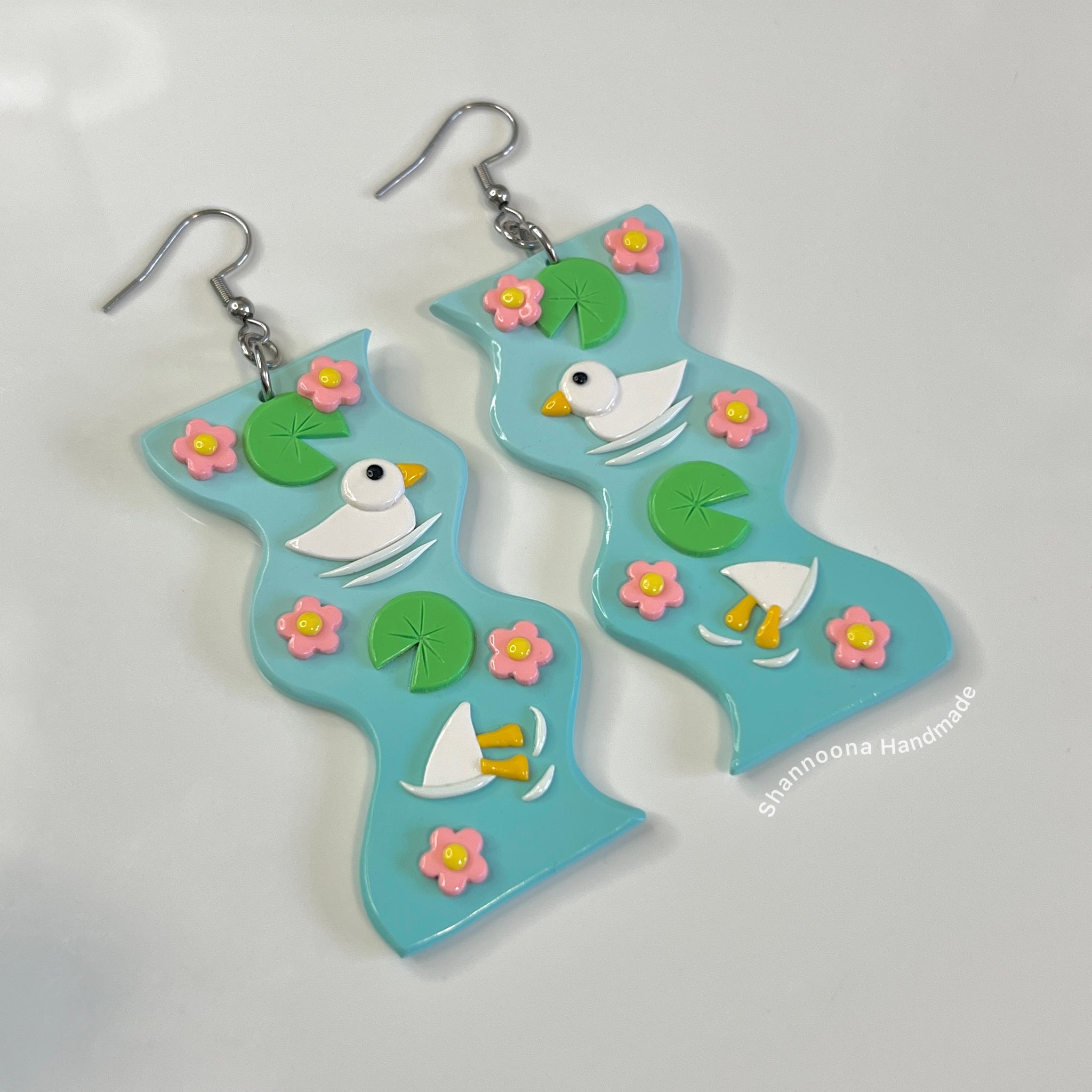 The Duck Pond Earrings