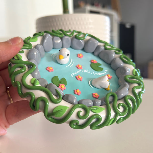 Duck Pond Trinket Tray • PRE-ORDER (please read shipping time below)