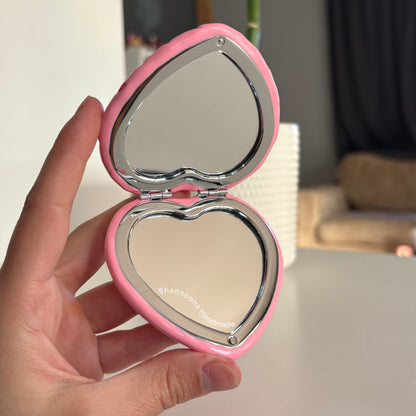 Strawberry Compact Mirror - Pink