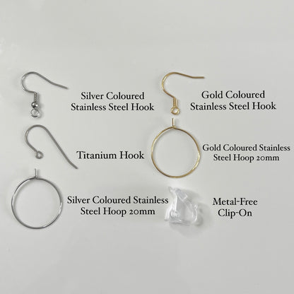 Primary Flower Dangle Earrings