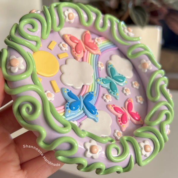 Butterflies Trinket Tray