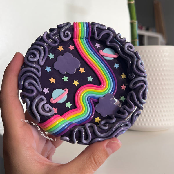Space Rainbow Trinket Tray