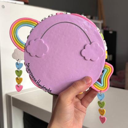 Hearts Hanging Mirror