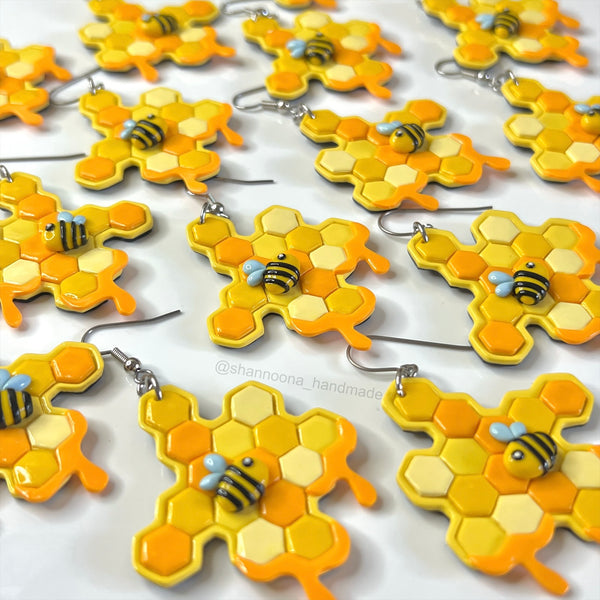 Honeycomb Earrings