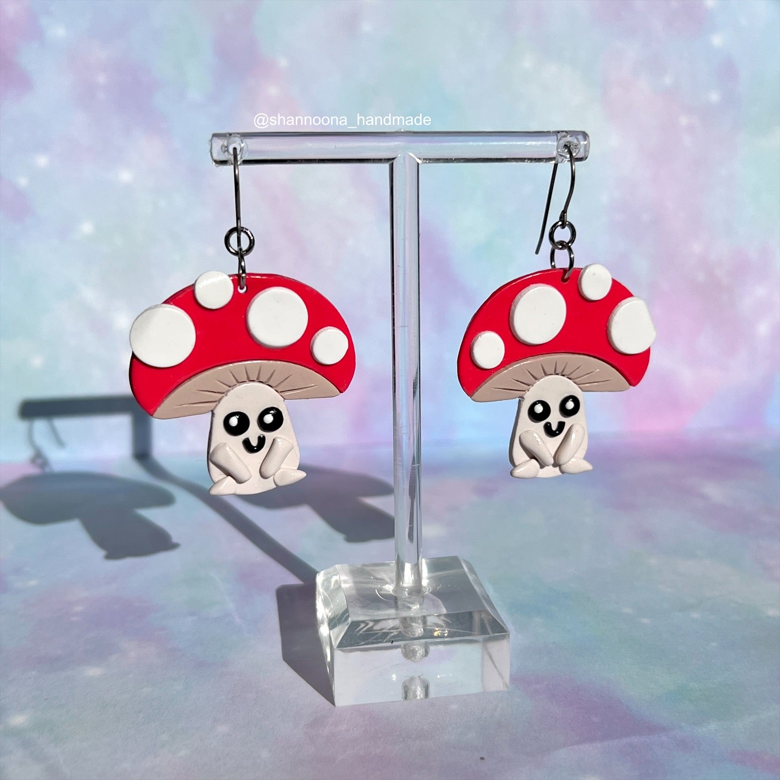 Happy Mushroom Earrings