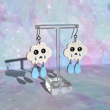 Crying Cloud Earrings
