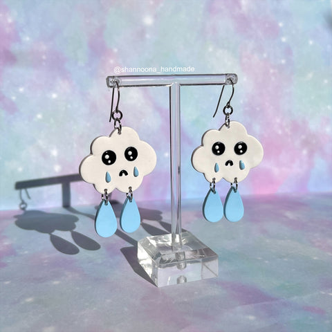 Crying Cloud Earrings