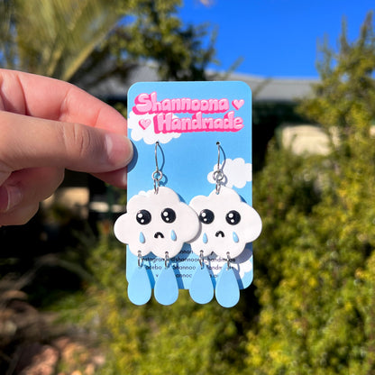 Crying Cloud Earrings