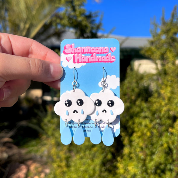 Crying Cloud Earrings