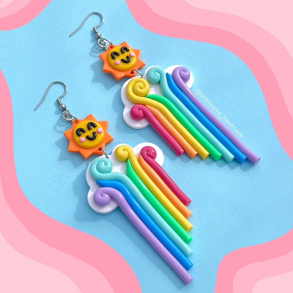 Rainbow Sun Earrings