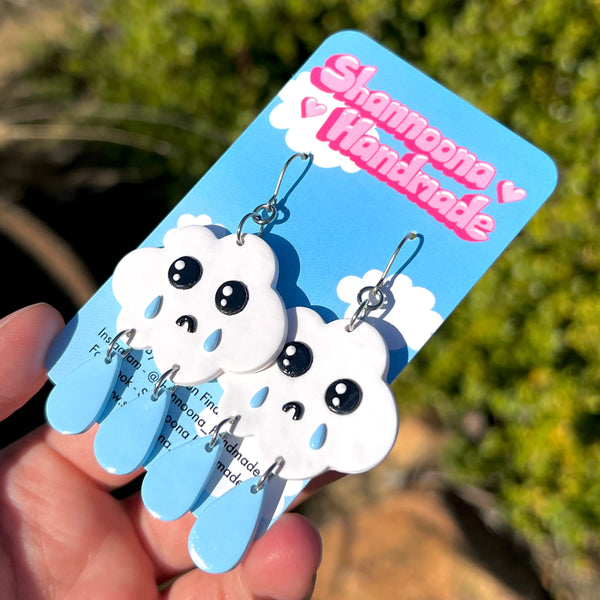 Crying Cloud Earrings