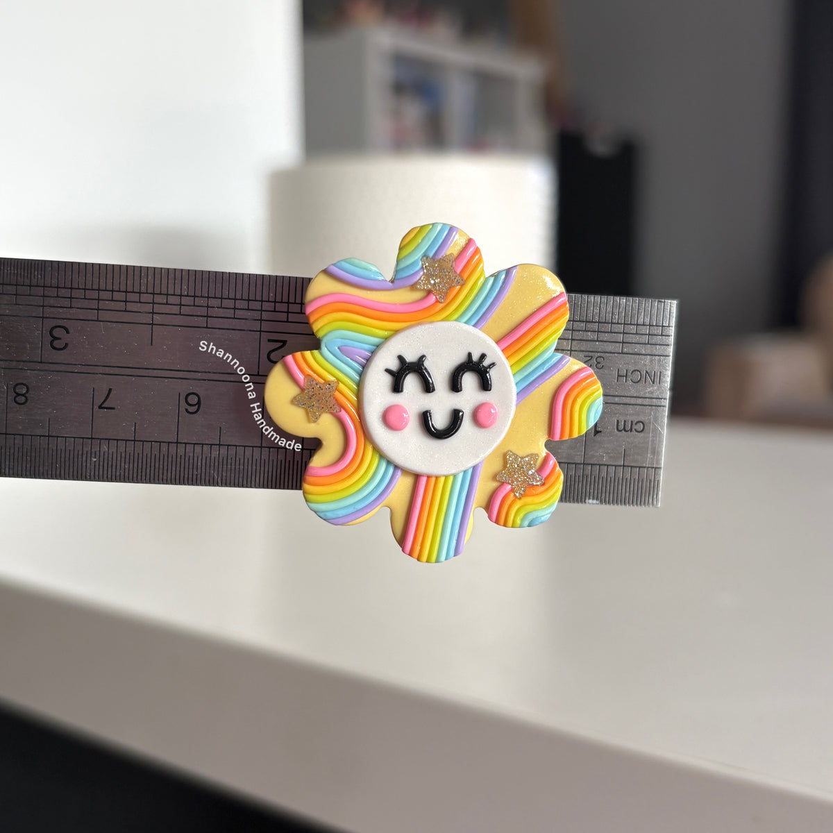 Rainbow Flower Magnet